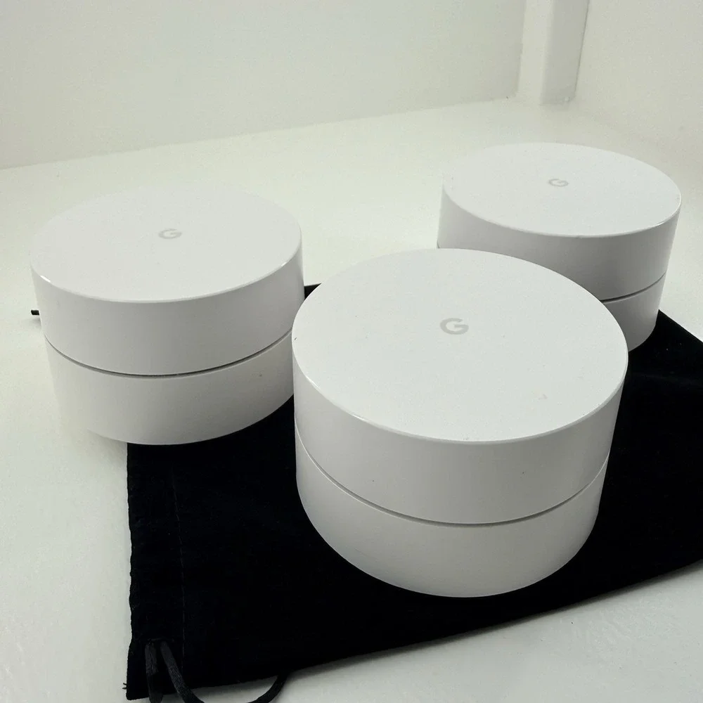 GOOGLE Dual-Band AC1200 Mesh Wi-Fi Routers Lot of 3 AC-1304 5289